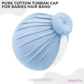 Compact and Stylish Baby Cap (Bun Sky)